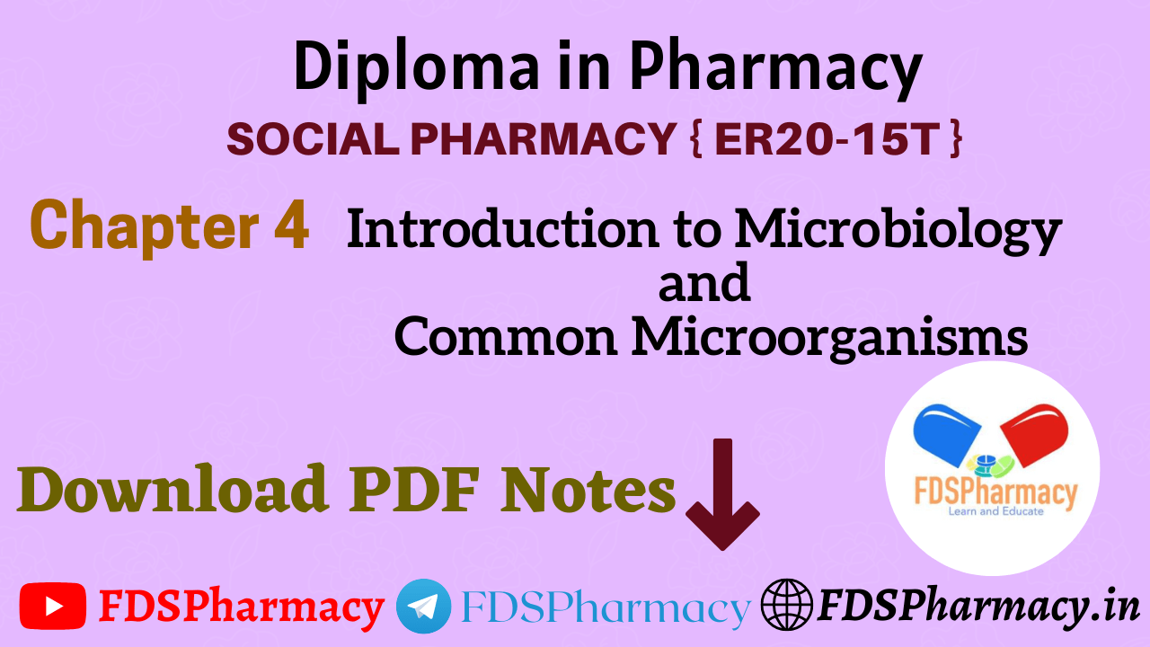 Social Pharmacy Chapter 4 Notes - FDS Pharmacy