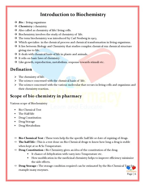 Biochemistry and Clinical Pathology Notes - Image 6