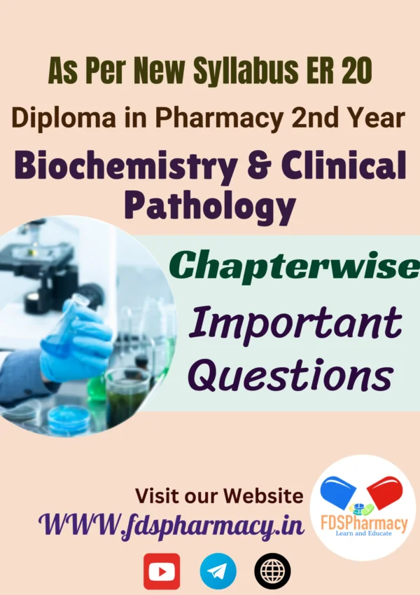 Biochemistry and Clinical Pathology Important Questions