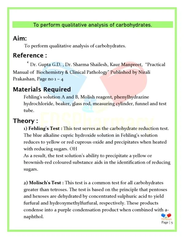 Biochemistry and Clinical Pathology Practical Manual - Image 5