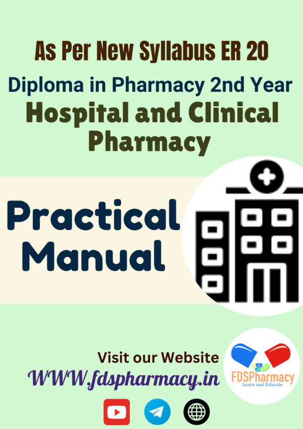 Hospital and Clinical Pharmacy Practical Manual