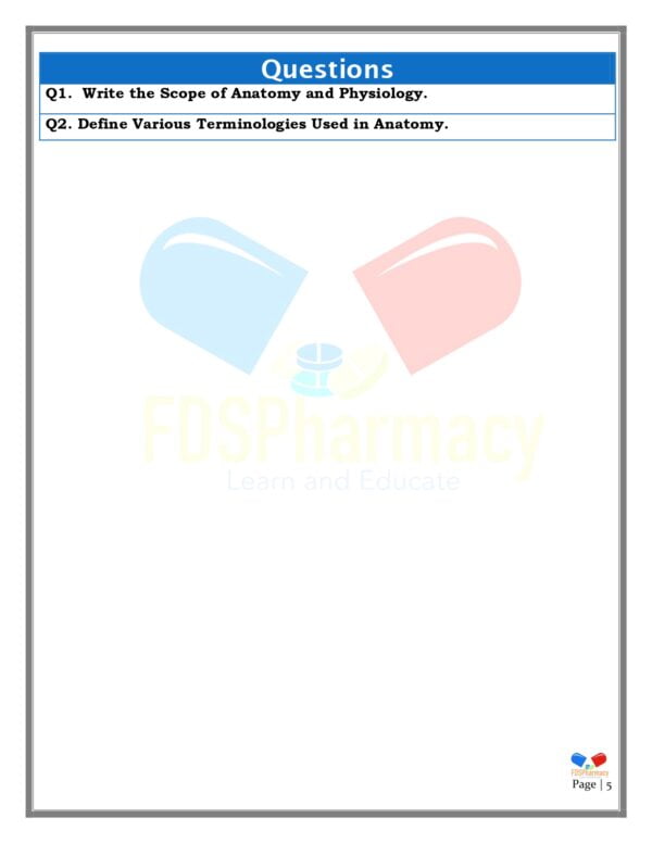 Human Anatomy and Physiology Important Questions - Image 5