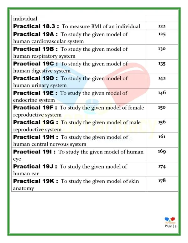 Human Anatomy and Physiology Practical Manual - Image 5