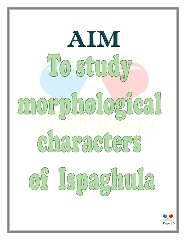 Pharmacognosy Practical Manual - Image 6