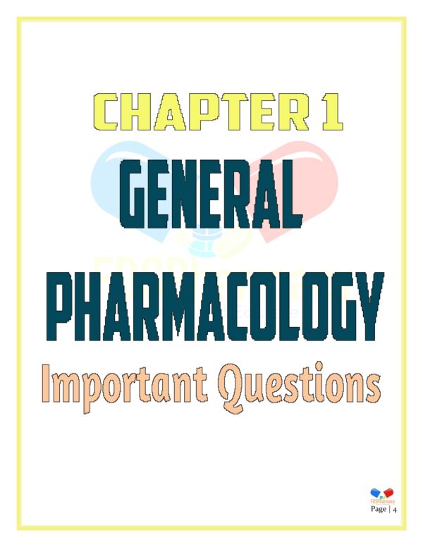 Pharmacology Important Questions - Image 4