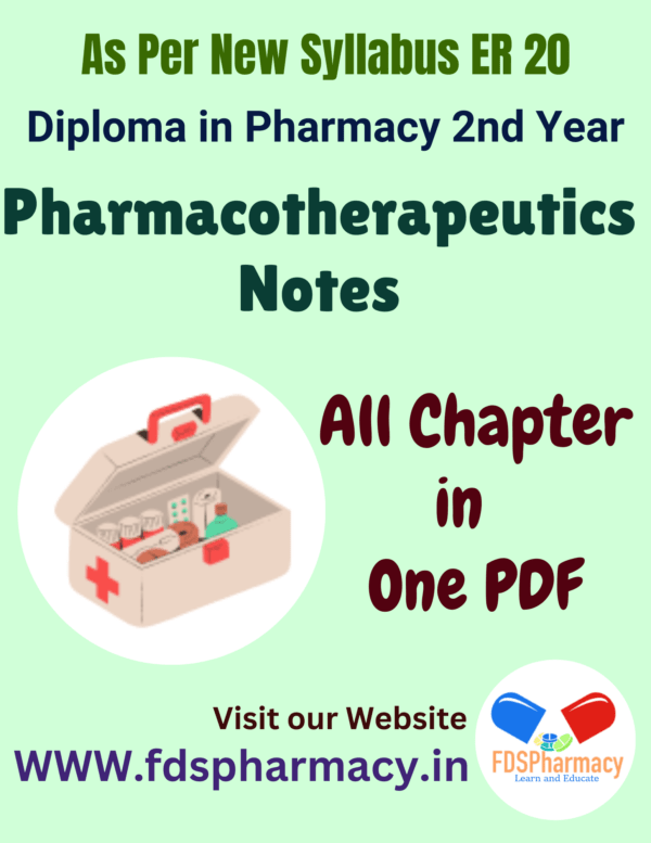 Pharmacotherapeutics Notes