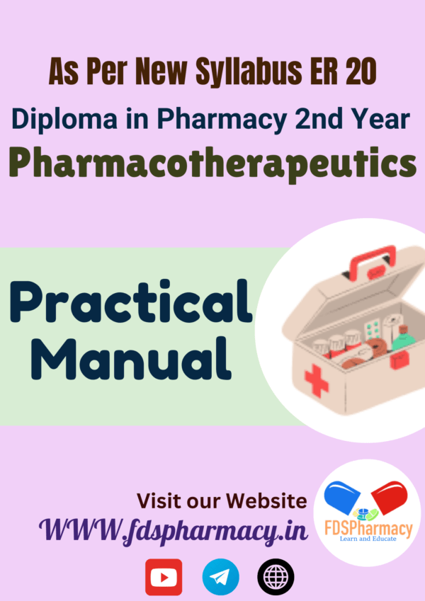 Pharmacotherapeutics Practical Manual