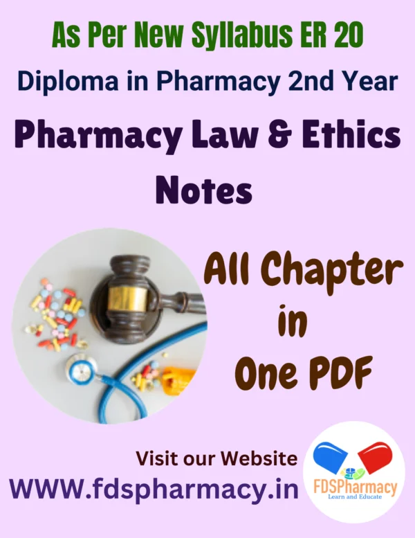 Pharmacy Law and Ethics Notes