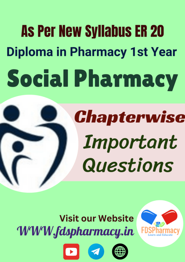 Social Pharmacy Important Questions