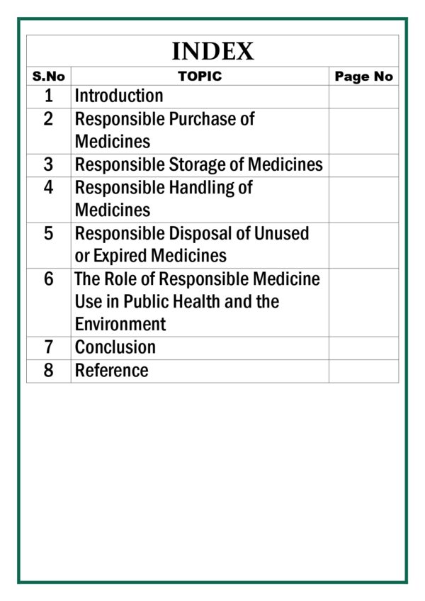 Responsible Use of Medicines: From Purchase to Disposal Assignment - Image 3