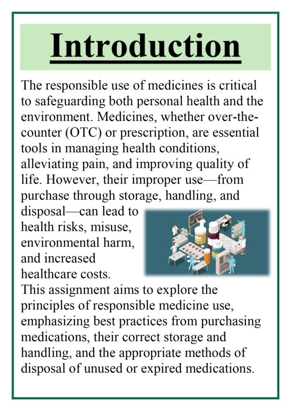 Responsible Use of Medicines: From Purchase to Disposal Assignment - Image 4
