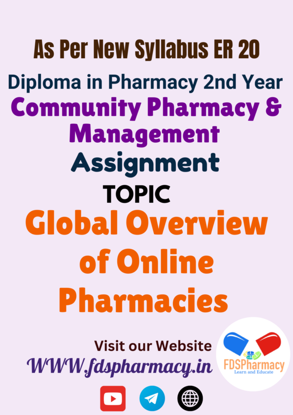 Global Overview of Online Pharmacies Assignment