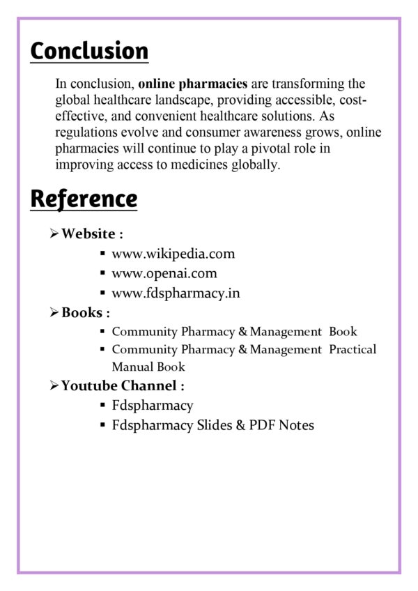 Global Overview of Online Pharmacies Assignment - Image 5