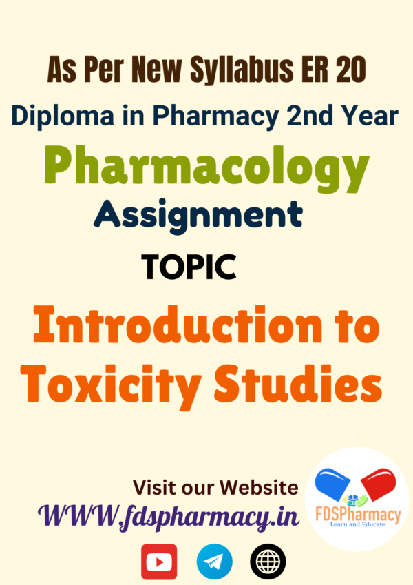 Introduction to Toxicity Studies Assignment