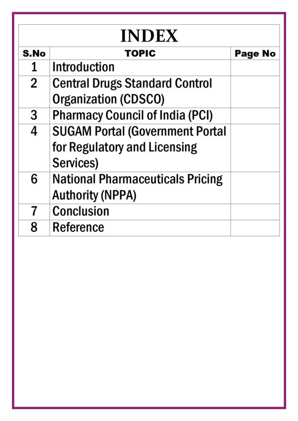 Layout and contents of official websites of various agencies regulating the profession of pharmacy in India: e.g., CDSCO, SUGAM portal, PCI, etc. Assignment - Image 3