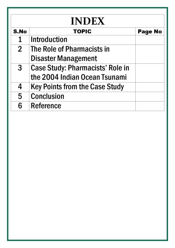 Role of a pharmacist in disaster management – A case study Assignment - Image 3