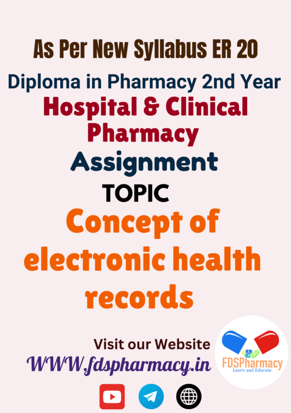 Concept of electronic health records Assignment