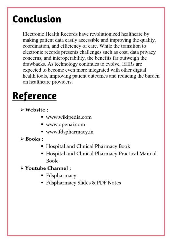 Concept of electronic health records Assignment - Image 5