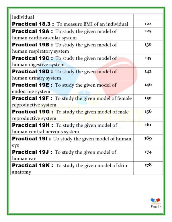 Human Anatomy and Physiology Practical Manual - Image 5
