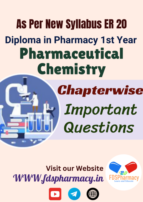Pharmaceutical Chemistry Important Questions
