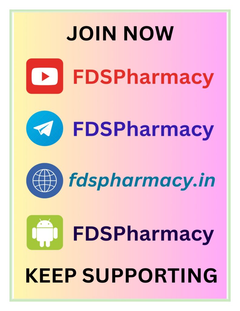 Pharmacology notes fdspharmacy