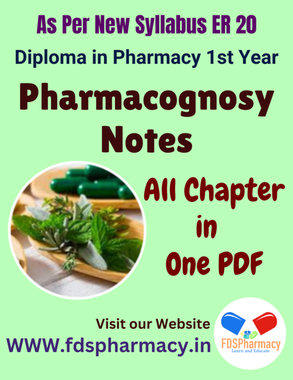 Pharmacognosy Notes