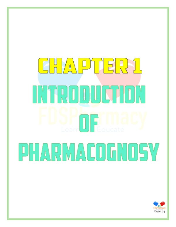 Pharmacognosy Notes - Image 4