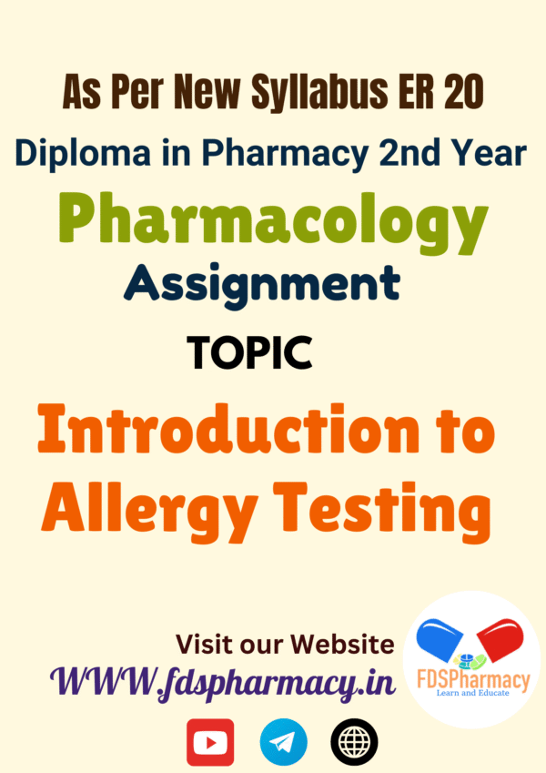 Introduction to Allergy Testing Assignment