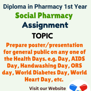 Prepare poster/presentation for general public on any one of the Health Days. e.g. Day, AIDS Day, Handwashing Day, ORS day, World Diabetes Day, World Heart Day, etc Assignment