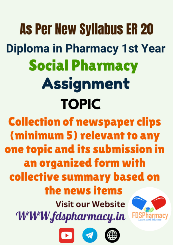 Collection of newspaper clips (minimum 5) relevant to any one topic and its submission in an organized form with collective summary based on the news items Assignment