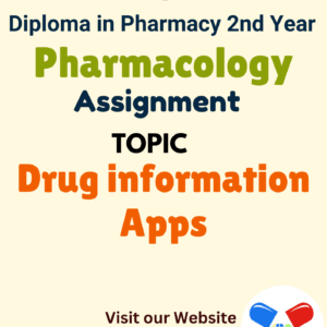 Drug information apps Assignment