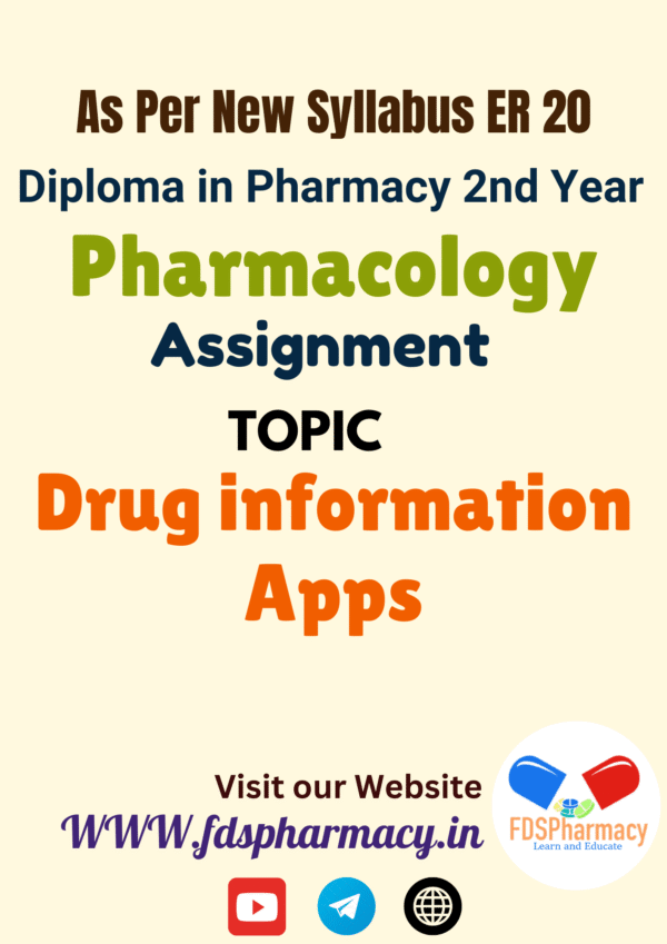 Drug information apps Assignment