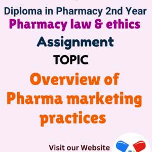 Overview of Pharma marketing practices Assignment