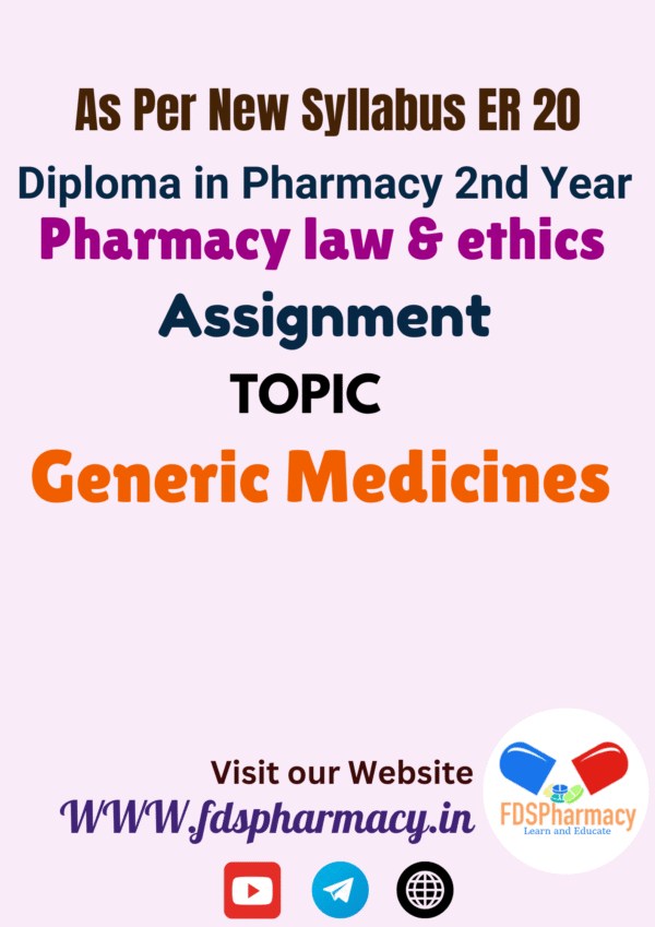 Generic Medicines Assignment