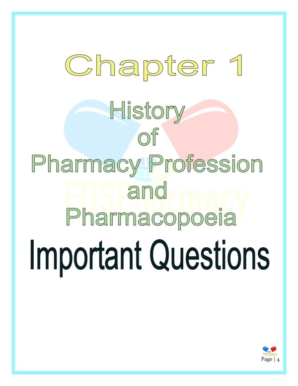 Pharmaceutics Important Questions - Image 4