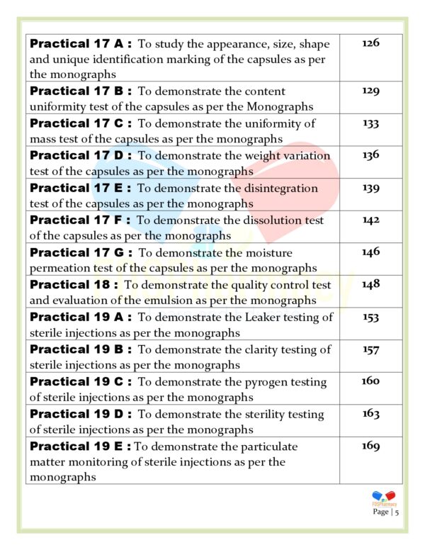 D.Pharmacy 1st Year Practical Manual - Image 6