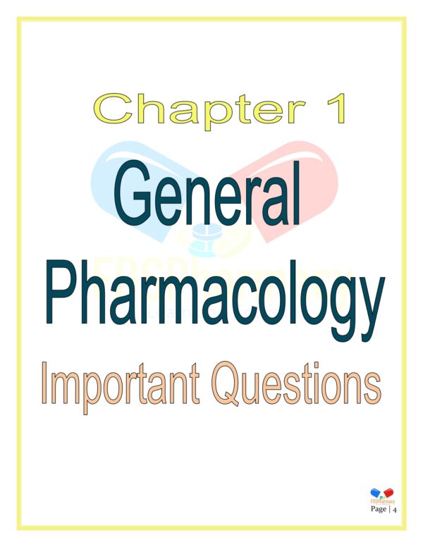 Pharmacology Important Questions - Image 4