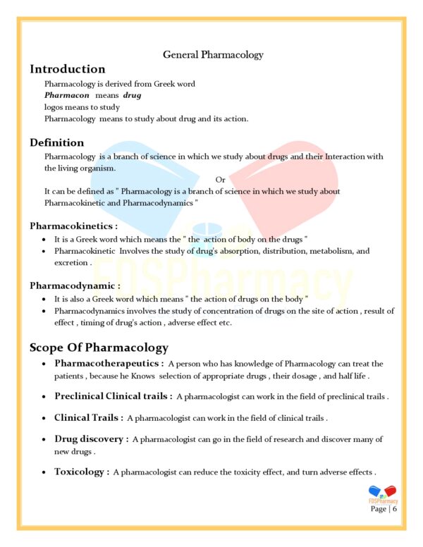 Pharmacology Notes - Image 6