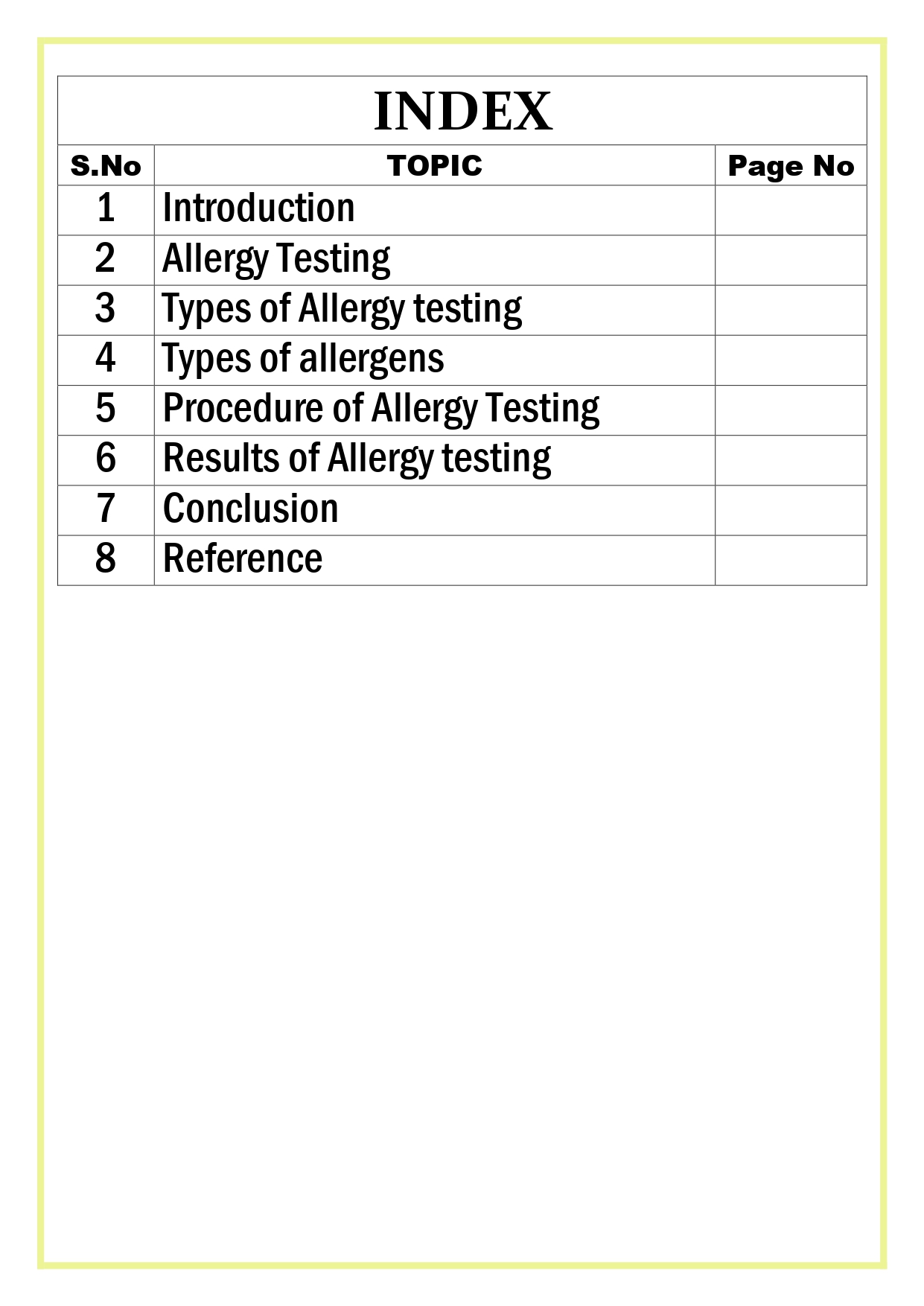 Introduction to Allergy Testing Assignment - Image 5