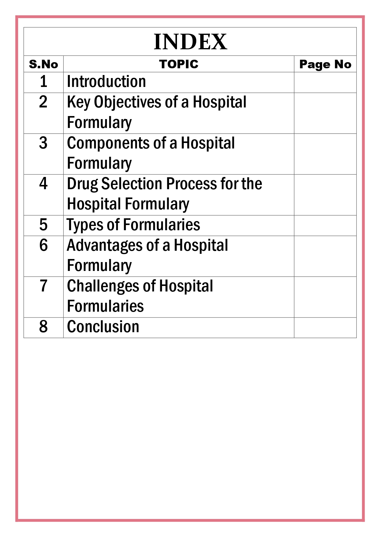 Typical profile of a drug to be included in the hospital formulary Assignment - Image 5