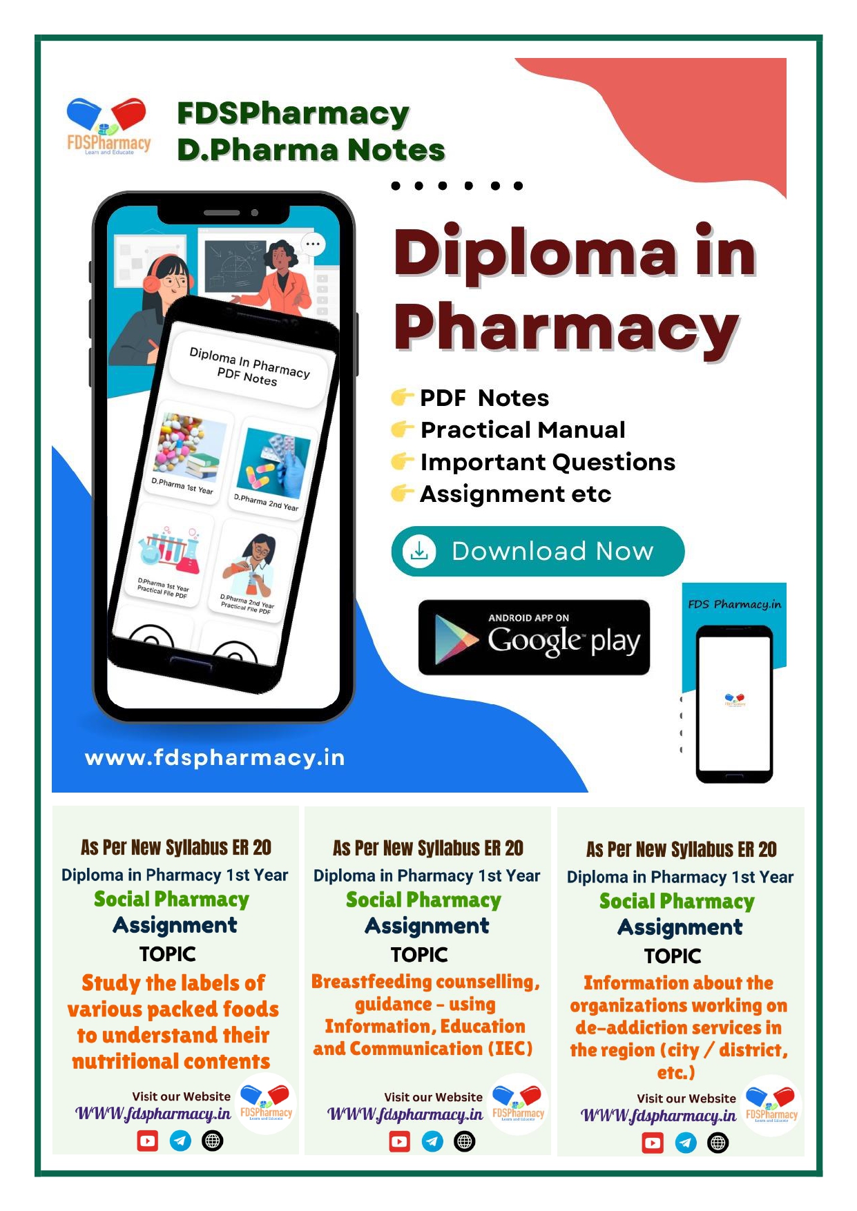 Prepare poster/presentation for general public on any one of the Health Days. e.g. Day, AIDS Day, Handwashing Day, ORS day, World Diabetes Day, World Heart Day, etc Assignment - Image 3