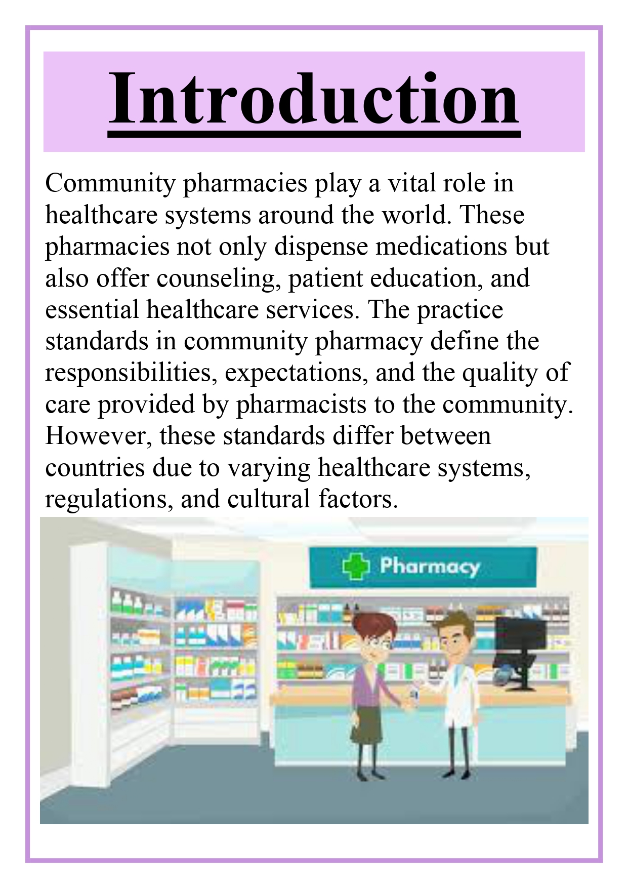 Community Pharmacy Practice Standards: Global Vs. Indian Scenario Assignment - Image 6