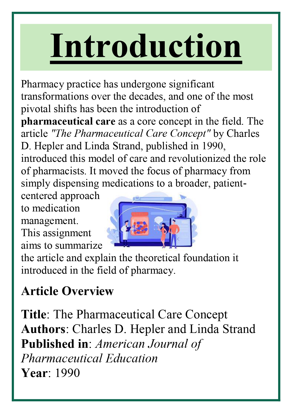 Read a minimum of one article relevant to any theory topic, from Pharma /Science/ or other Periodicals and prepare summary of it for submission Assignment - Image 6