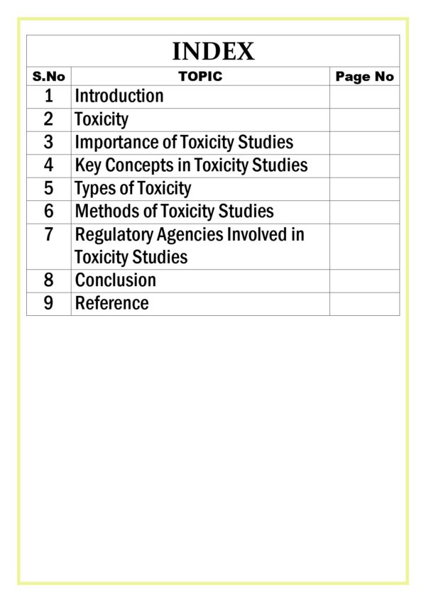 Introduction to Toxicity Studies Assignment - Image 5