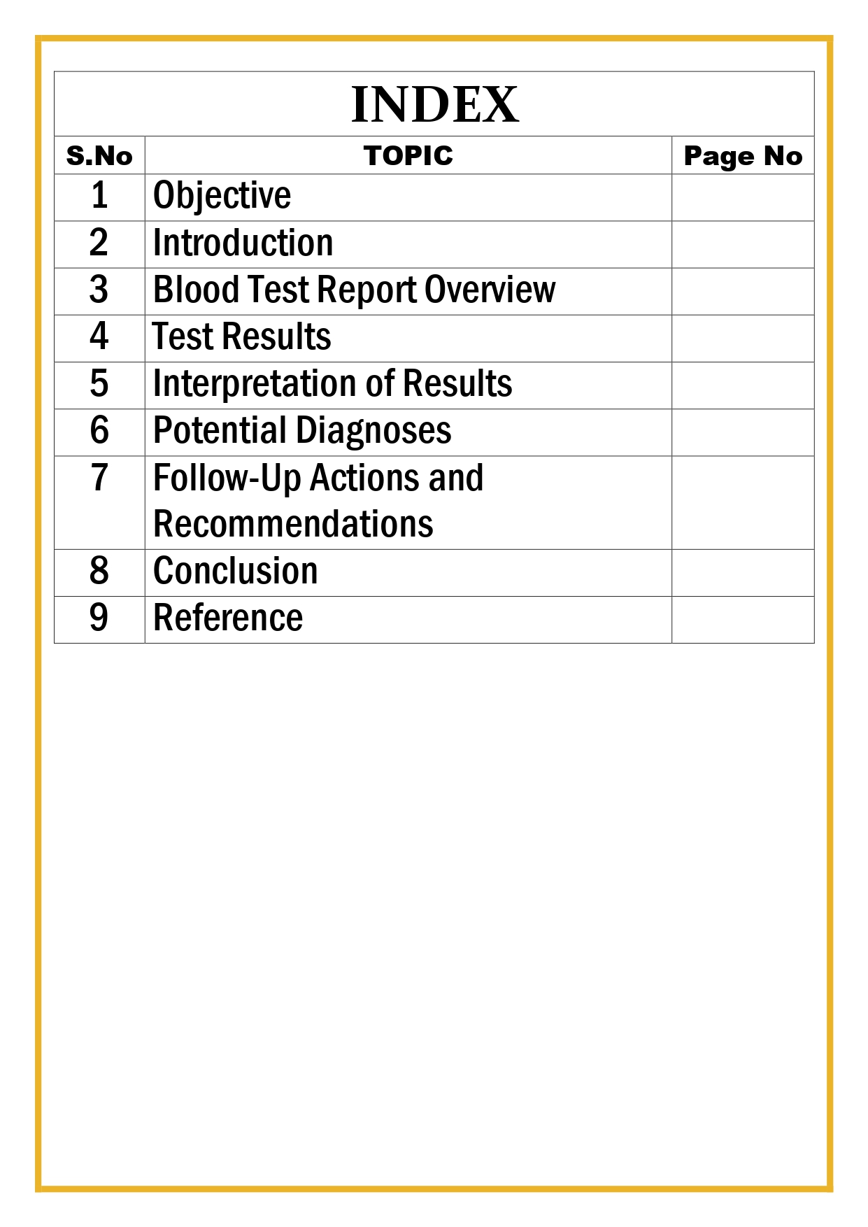 The students shall be asked to submit written assignments on Various Pathology Lab Reports (Blood Test) Assignment - Image 5