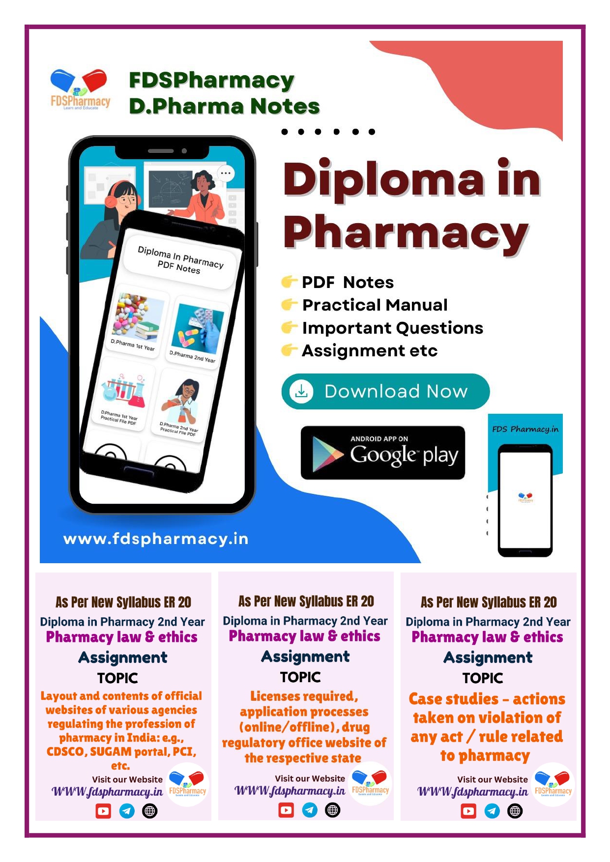 Licenses required, application processes (online/offline), drug regulatory office website of the respective state Assignment - Image 3