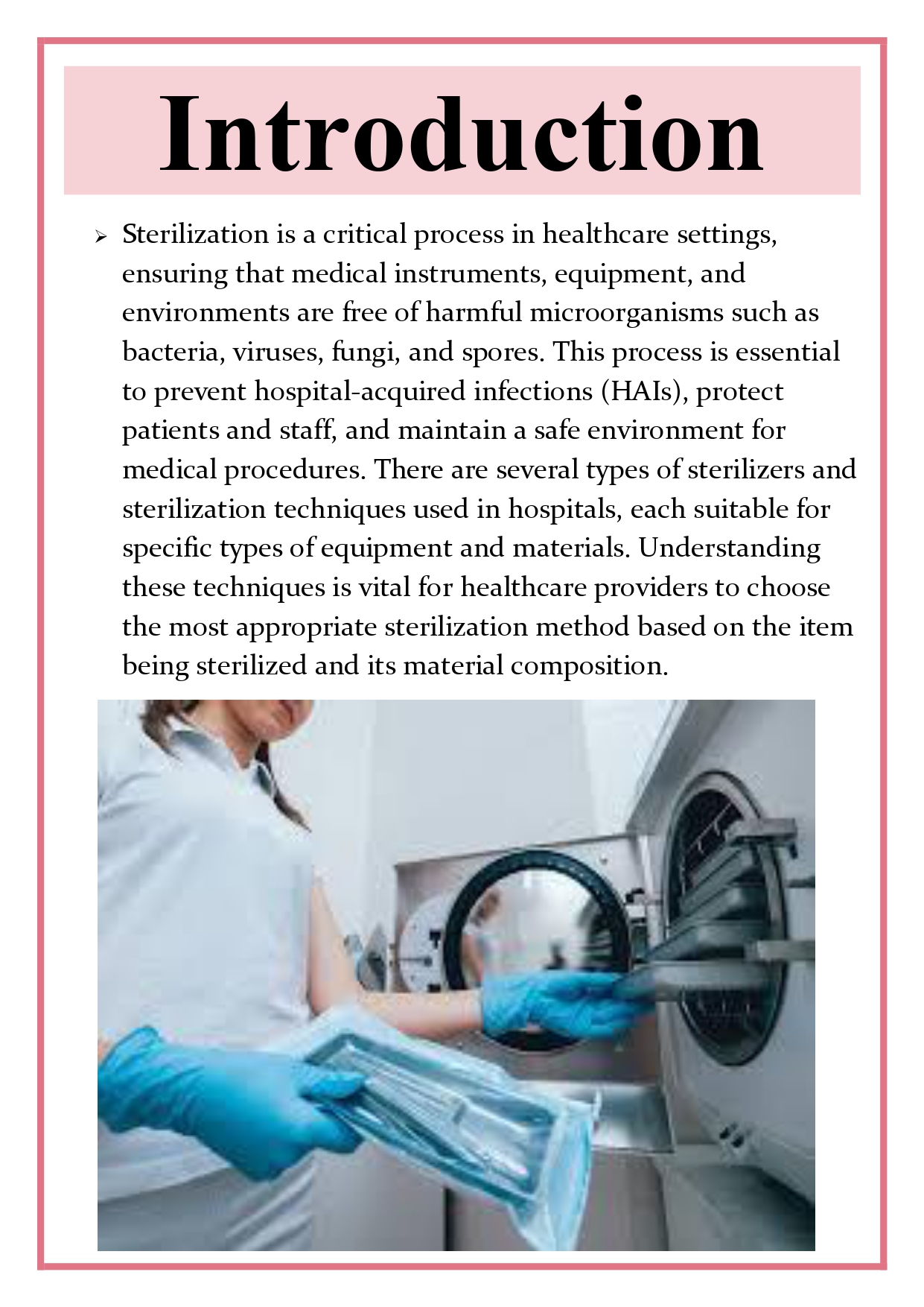 Various types of sterilizers and sterilization techniques used in hospitals Assignment - Image 6