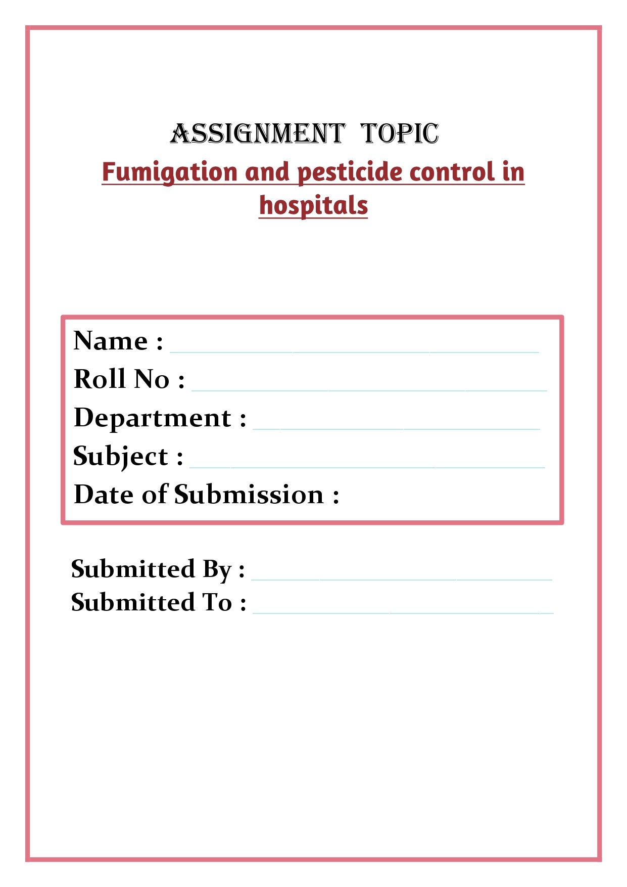 Fumigation and pesticide control in hospitals Assignment - Image 4