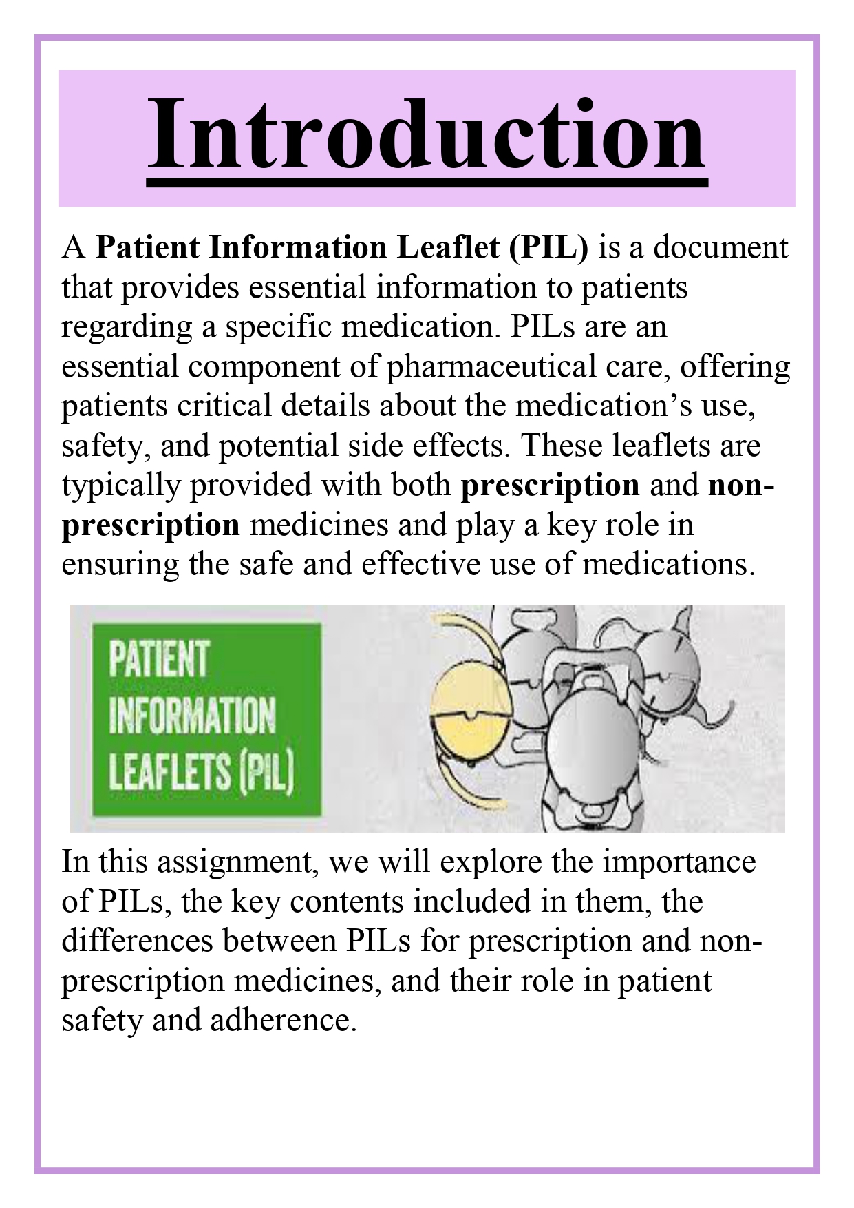 Patient Information Leaflet for prescription / non-prescription medicines Assignment - Image 6