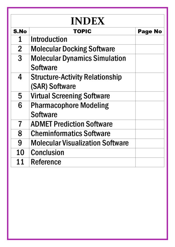 Various software programs available for computer aided drug discovery Assignment - Image 5